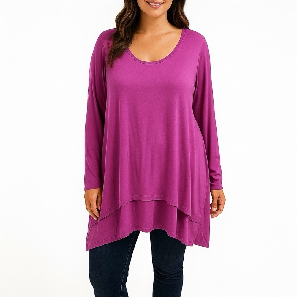 SOFT SURROUNDINGS Perfect Layers Top in Orchid 5AC72‎